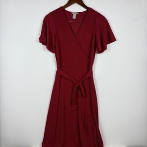 h and m red wrap dress H&M MAMA - Dark green MAMA Draped dress - Size: XXL